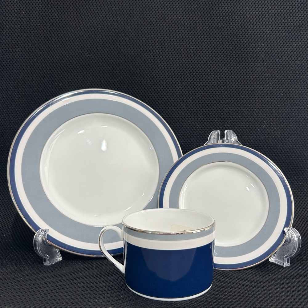 Kate Spade Lenox Mercer Drive Salad Plate Cup Saucer Set Of 3 New With Tags!